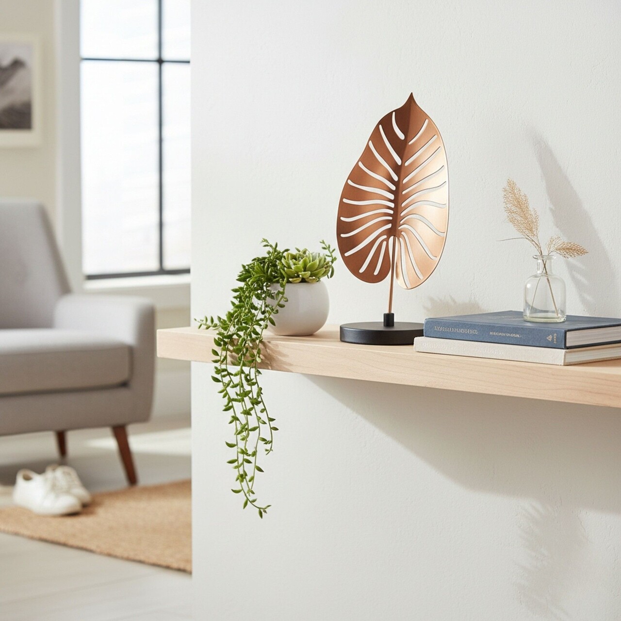 Decoratiune, Dm-007-A, 32x16x13 cm, Cupru/Negru - imagine 6